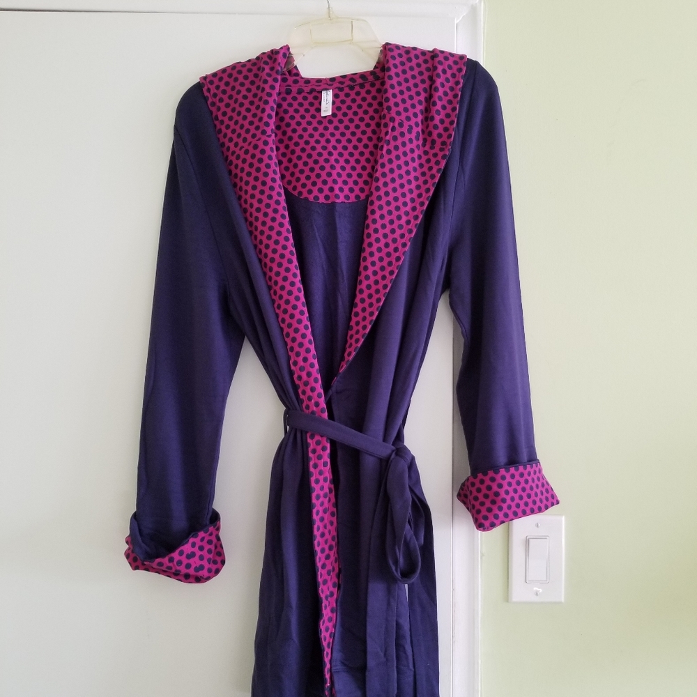 Splendid Hooded Sleep Robe Size M